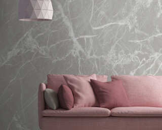 Livingwalls non-woven wallpaper «Grey, White» 382271