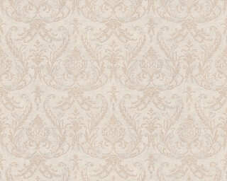 A.S. Création non-woven wallpaper «Baroque, Beige, Metallic, Pink, Silver» 383815