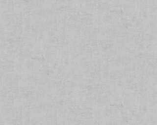A.S. Création satin wallpaper «Uni, Grey, Metallic, Silver» 383824