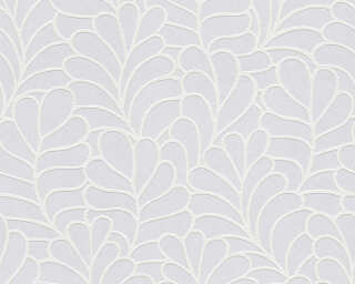 A.S. Création non-woven wallpaper «Graphics, Paintable, White» 384591