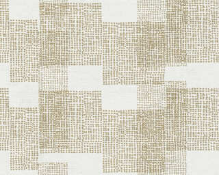 Livingwalls papier peint intissé «Graphique, blanc, doré, métallique» 385251