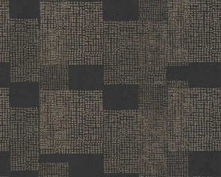 Livingwalls papier peint intissé «Graphique, doré, métallique, noir» 385253