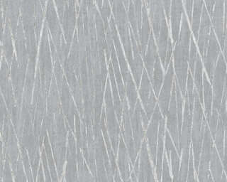 Livingwalls non-woven wallpaper «Cottage, Grey, Metallic, Silver» 385981