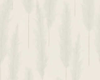 Livingwalls papier peint intissé «Floral, beige, blanc, gris, taupe» 386311