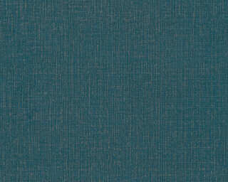 A.S. Création non-woven wallpaper «Uni, Blue, Gold, Green, Metallic» 386944