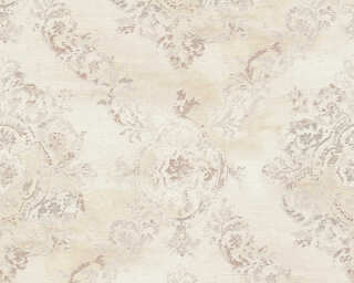 A.S. Création non-woven wallpaper «Fabric, Beige, Cream, Gold, Metallic» 387071