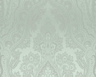 A.S. Création non-woven wallpaper «Ornament, Green, Metallic» 387081