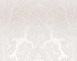 A.S. Création non-woven wallpaper «Ornament, Beige, Grey, Metallic» 387084