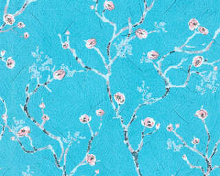 A.S. Création non-woven wallpaper «Floral, Blue, Colorful» 387393