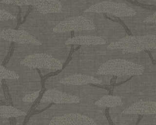 Private Walls non-woven wallpaper «Floral, Beige, Brown, Grey, Taupe» 387415