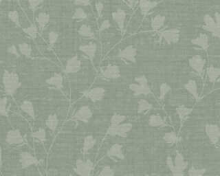 Private Walls non-woven wallpaper «Cottage, Floral, Green» 387473