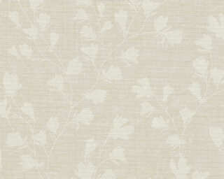 Private Walls non-woven wallpaper «Cottage, Floral, Beige, Grey, Taupe» 387474