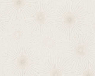A.S. Création papier peint intissé «blanc, métallique» 388184