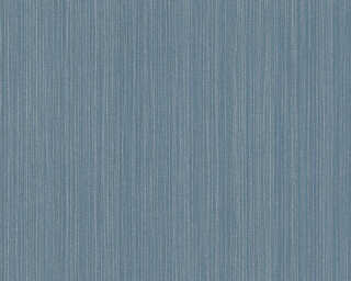 A.S. Création non-woven wallpaper «Uni, Blue, Metallic, Silver» 388192
