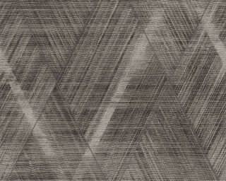 A.S. Création non-woven wallpaper «Graphics, 3D, Beige, Black, Grey, Metallic» 388241