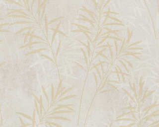 A.S. Création non-woven wallpaper «Cottage, Floral, Beige, Cream, Gold, Metallic» 389193
