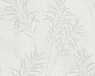 A.S. Création non-woven wallpaper «Cottage, Floral, Grey, Metallic, Silver, White» 389195