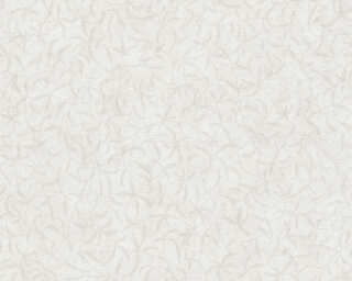 A.S. Création papier peint intissé «Maison, Floral, beige, crème, gris, taupe» 389202