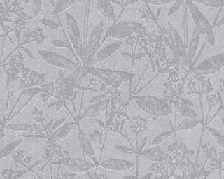 A.S. Création non-woven wallpaper «Floral, Blue, Grey» 389244