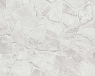 A.S. Création non-woven wallpaper «Stone, Grey, White» 389350
