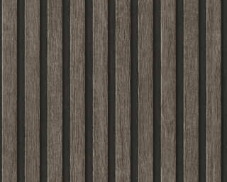 A.S. Création non-woven wallpaper «Wood, Black, Brown» 391093