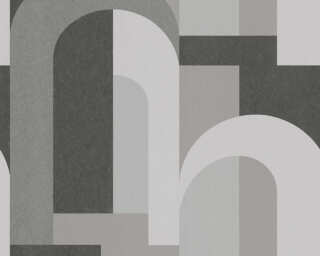 Architects Paper флизелин «Графика, Серыe, Черные» 391704
