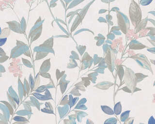 Architects Paper papier peint intissé «Floral, bleu, rose, vert» 391712
