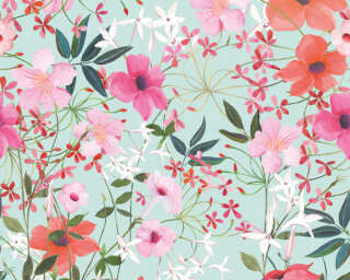 Livingwalls non-woven wallpaper «Floral, Colorful» 391951