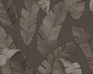 Livingwalls papier peint intissé «Floral, beige, gris, marron, taupe» 392182