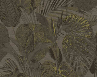 A.S. Création non-woven wallpaper «Floral, Black, Brown, Gold, Metallic» 393552