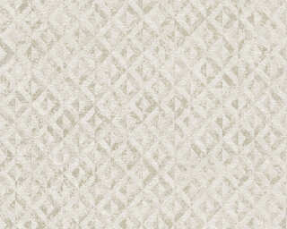 A.S. Création non-woven wallpaper «Cream, Metallic, White» 395052