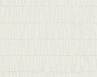 A.S. Création non-woven wallpaper «Graphics, Metallic, White» 395062