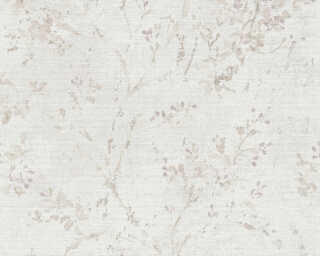 Livingwalls satin wallpaper «Floral, Beige, Bronze, Grey, Metallic» 396503