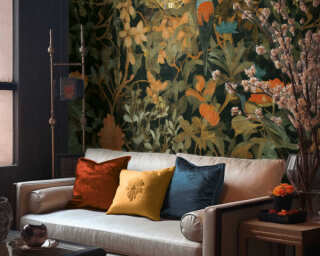 Livingwalls papier peint intissé «Floral, multicolore» 397071