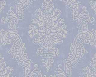 A.S. Création textured wallpaper «Baroque, Cream, Grey, Metallic, Purple» 397652