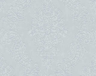A.S. Création textured wallpaper «Baroque, Blue, Green, Grey, Metallic» 397653