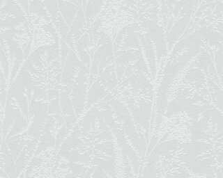 A.S. Création textured wallpaper «Cottage, Floral, Green, Grey, White» 397662