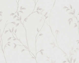 A.S. Création papier peint expansé «Floral, beige, crème» 397672