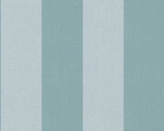 A.S. Création textured wallpaper «Stripes, Blue, Green, Turquoise» 397928