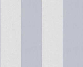 A.S. Création papier peint expansé «Rayures, blanc, gris» 397935