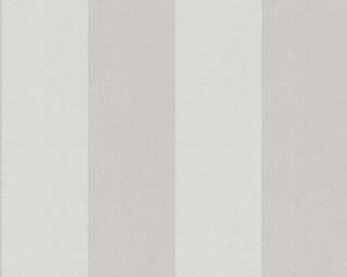 A.S. Création non-woven wallpaper «Stripes, Beige, Brown, Grey, Taupe» 397973