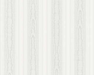 A.S. Création satin wallpaper «Fabric, White» 765819