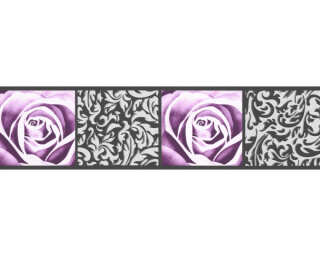A.S. Création Бордюр «Фиолетовые, Черные» 901910