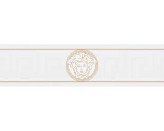 Versace Home Бордюр «Барокко, Белые, Золото, Металлик» 935223