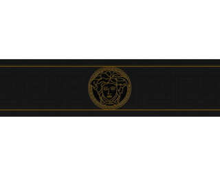 Versace Home Border «Baroque, Black, Gold, Metallic» 935224