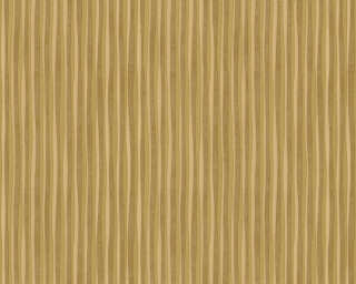 Versace Home non-woven wallpaper «Stripes, Gold, Metallic, Yellow» 935903