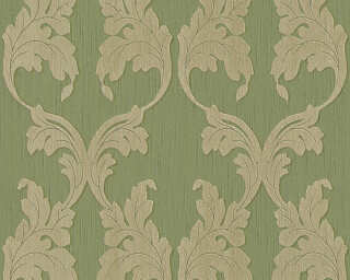 Architects Paper non-woven wallpaper «Baroque, Green» 956284