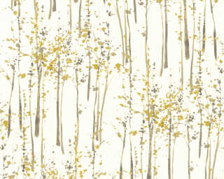 A.S. Création non-woven wallpaper «Cottage, Grey, White, Yellow» 957862