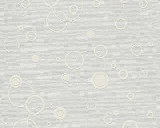 A.S. Création non-woven wallpaper «Graphics, Paintable, White» 960610