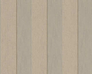 Architects Paper non-woven wallpaper «Stripes, Beige, Brown» 961943